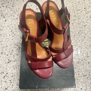 Burgundy Women's Sandals